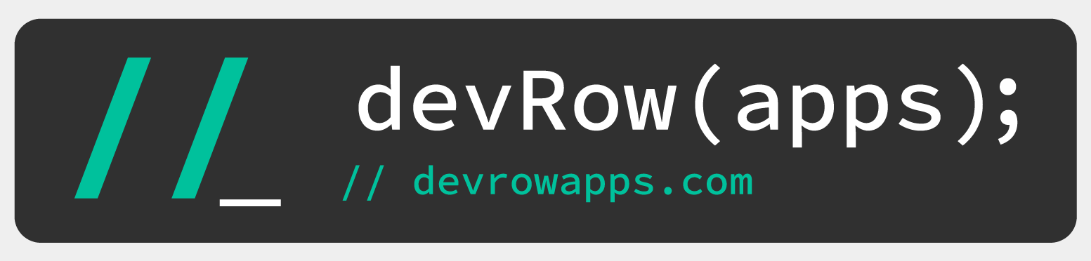 devRow(apps) logo